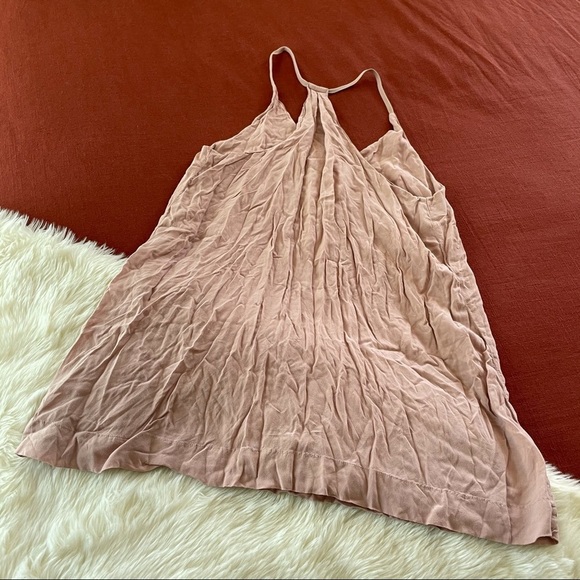 Silence + noise swing mini dress dusty rose szs UO - Picture 3 of 3